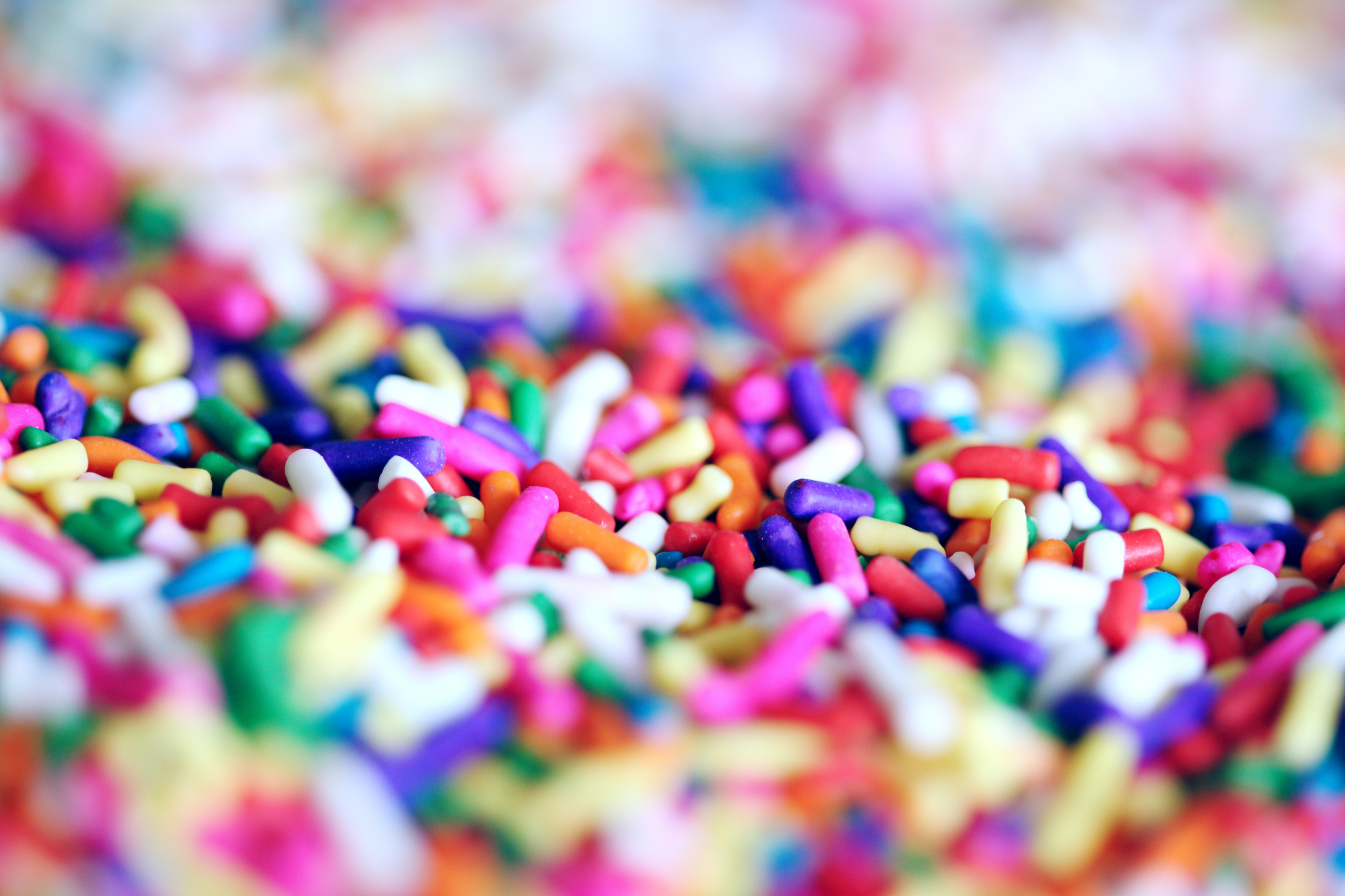 Colorful Sprinkles in Tilt-shift Lens